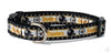 Steelers dog collar handmade adjustable buckle collar 5/8" wide or leash Petcollarshandmade