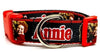 Annie dog collar handmade adjustable buckle collar 1"wide or leash movie Petcollarshandmade