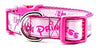 Princess dog collar handmade adjustable buckle collar 1"or 5/8" wide or leash Petcollarshandmade