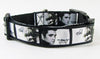 Elvis dog collar Handmade adjustable buckle collar 1" wide or leash Petcollarshandmade