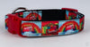 Skittles dog collar handmade adjustable buckle collar 5/8" wide or leash  Petcollarshandmade