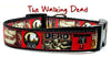 The Walking Dead dog collar adjustable buckle collar 1" wide or leash TV Petcollarshandmade