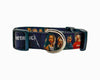 Metallica dog collar adjustable buckle collar 1" or 5/8"wide or leash Rock music Petcollarshandmade