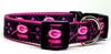 Packers/Steelers dog collar handmade adjustable buckle 1" or 5/8" wide or leash Petcollarshandmade
