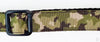Camo dog collar handmade adjustable buckle collar 5/8" wide or leash fabric Petcollarshandmade