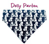 Dolly Parton dog collar handmade adjustable buckle collar 1" wide or leash Petcollarshandmade