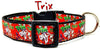 Trix cereal dog collar handmade adjustable buckle collar 1" wide or leash Petcollarshandmade