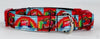 Skittles dog collar handmade adjustable buckle collar 5/8" wide or leash  Petcollarshandmade