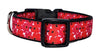 Marimekko Flowers dog collar handmade adjustable buckle 1"or 5/8" wide or leash Petcollarshandmade