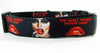 Rocky Horror Show dog collar handmade adjustable buckle collar 1" wide or leash Petcollarshandmade