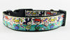 Rugrats dog collar handmade adjustable buckle collar 1" wide or leash Petcollarshandmade