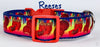 Reese’s dog collar handmade adjustable buckle collar 1" or 5/8" wide or leash Petcollarshandmade