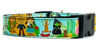 Wizard Of Oz dog collar handmade adjustable buckle collar 1" wide or leash Petcollarshandmade