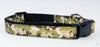 Camo dog collar handmade adjustable buckle collar 5/8" wide or leash fabric Petcollarshandmade