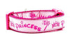 Princess dog collar handmade adjustable buckle collar 1"or 5/8" wide or leash Petcollarshandmade