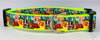 Wizard of Oz dog collar handmade adjustable buckle collar 1" wide or leash Petcollarshandmade