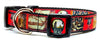 The Walking Dead dog collar adjustable buckle collar 1" wide or leash TV Petcollarshandmade