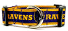 Ravens dog collar handmade adjustable buckle football 1" or 5/8" wide or leash Petcollarshandmade