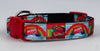 Skittles dog collar handmade adjustable buckle collar 5/8" wide or leash  Petcollarshandmade
