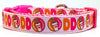 Dunkin Donuts Dog collar handmade adjustable buckle 5/8" & 1/2" wide or leash Petcollarshandmade