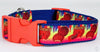 Reese’s dog collar handmade adjustable buckle collar 1" or 5/8" wide or leash Petcollarshandmade