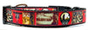 The Walking Dead dog collar adjustable buckle collar 1" wide or leash TV Petcollarshandmade