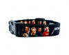Metallica dog collar adjustable buckle collar 1" or 5/8"wide or leash Rock music Petcollarshandmade