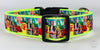 Wizard of Oz dog collar handmade adjustable buckle collar 1" wide or leash Petcollarshandmade