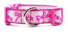 Princess dog collar handmade adjustable buckle collar 1"or 5/8" wide or leash Petcollarshandmade