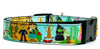 Wizard Of Oz dog collar handmade adjustable buckle collar 1" wide or leash Petcollarshandmade