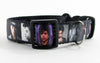 Prince Dog collar Handmade adjustable buckle collar 1" wide or leash - Petcollarshandmades