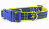 Vikings dog collar handmade adjustable buckle collar football 1" wide or leash - Petcollarshandmades