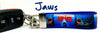 Jaws movie Key Fob Wristlet Keychain 1"wide Zipper pull Camera strap handmade - Petcollarshandmades