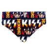 Kiss Dog Bandana Over the Collar dog bandana Dog collar bandana music icon Petcollarshandmade