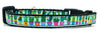 Cactus cat or small dog collar 1/2"wide adjustable handmade collar bell or leash Petcollarshandmade