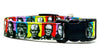 Horror Characters Dog collar handmade adjustable buckle 5/8" wide or leash Petcollarshandmade