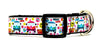 VW Bus dog collar handmade  adjustable buckle collar 1" or 5/8" wide or leash Petcollarshandmade