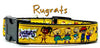 Rugrats dog collar handmade $6 adjustable buckle 1" or 5/8" wide or leash - Petcollarshandmades