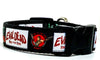 Evil Dead dog collar adjustable buckle 1" or 5/8" wide or leash horror movie Petcollarshandmade