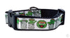 Oscar the Grouch dog collar handmade adjustable buckle 1" or 5/8" wide or leash Petcollarshandmade