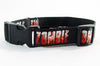 Zombies dog collar  adjustable buckle collar 1" wide or leash horror Petcollarshandmade