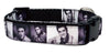 Elvis dog collar handmade adjustable buckle collar 5/8" wide or leash fabric - Petcollarshandmades