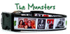 The Munsters dog collar handmade adjustable buckle 1" or 5/8" wide or leash TV Petcollarshandmade