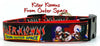 Killer Klowns dog collar handmade adjustable buckle collar 1" wide or leash - Petcollarshandmades