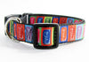 Coca Cola dog collar handmade adjustable buckle collar 1" wide or leash fabric Petcollarshandmade
