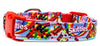 Skittles dog collar handmade adjustable buckle collar 5/8" wide or leash Petcollarshandmade