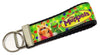 Muppets Key Fob Wristlet Keychain 1 1/4"wide Zipper pull Camera strap handmade - Petcollarshandmades