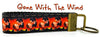 Gone With The Wind Key Fob Wristlet Keychain 1"wide Zipper pull Camera strap - Petcollarshandmades