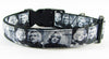 Marilyn dog collar handmade  adjustable buckle collar 1" wide or leash Petcollarshandmade