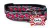 Watermelon dog collar handmade adjustable buckle collar 5/8" wide or leash - Petcollarshandmades
